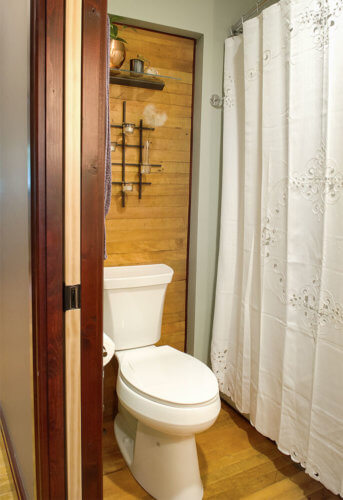 Des Moines historic home bathroom remodeled sustainability by Silent Rivers
