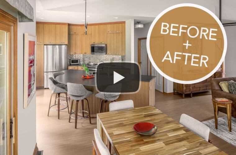 Before and after time lapse video reveals a Des Moines home remodel in Southwestern Hills!