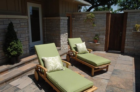 An addition to this home in the Southern Hills neighborhood in Des Moines encloses a patio area.