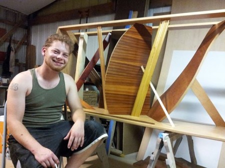 Building a "bar" for the Des Moines Arts Festival