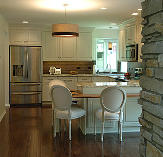Stone and Marble Kitchen Remodel with Cottage Appeal