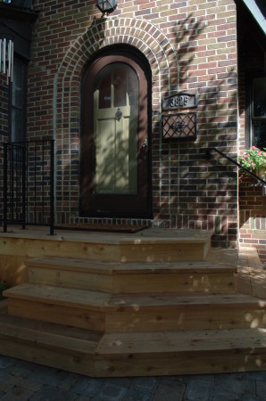wood stairs