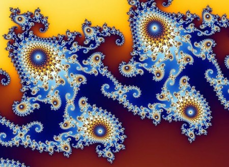 A fractal exhibits similar detail no matter how much you zoom in