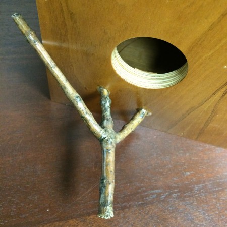 Peace Sign Bird Perch