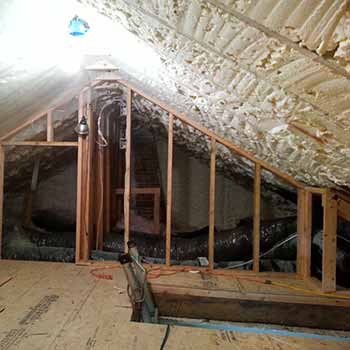 Attic insulation