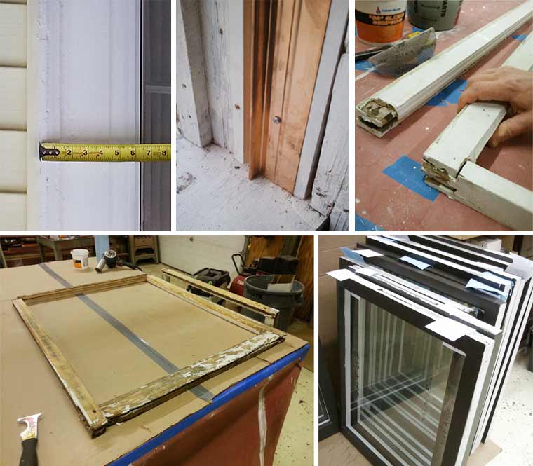 Historic window preservation efforts by Silent Rivers