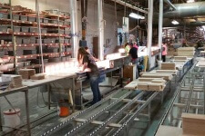 A glimpse at the manufacturing process of Wellborn Cabinets
