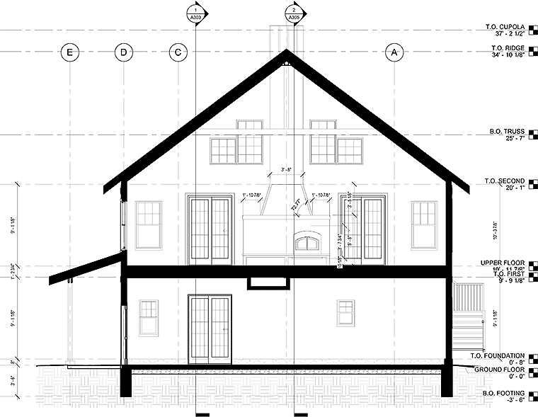 elevation-plan-for-south-of-Des-Moines-new-home-designed-built-by-Silent-Rivers