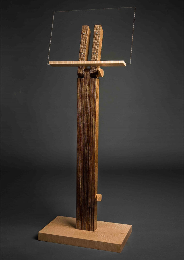 music-stand-birch-maple-glass-custom-designed-by-Silent-Rivers