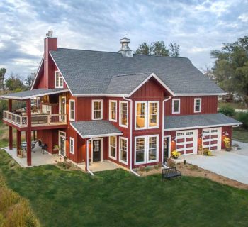 Custom New Home Inspired by Client’s Love of Barns