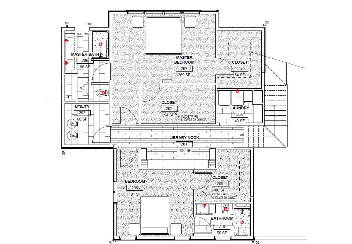 second level floor plan 2 not so big house Silent Rivers