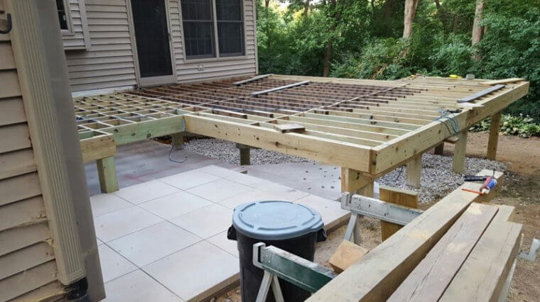 Building a Terraced Deck in a Outdoor Remodel - Silent Rivers