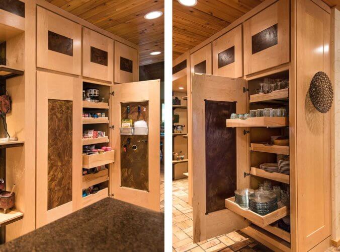 Maple and Steel Kitchen Set Design Standard in Johnston Home