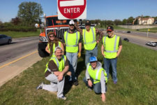 Silent Rivers highway cleanup crew