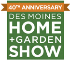 Des Moines Home + Garden Show 40th anniversary logo