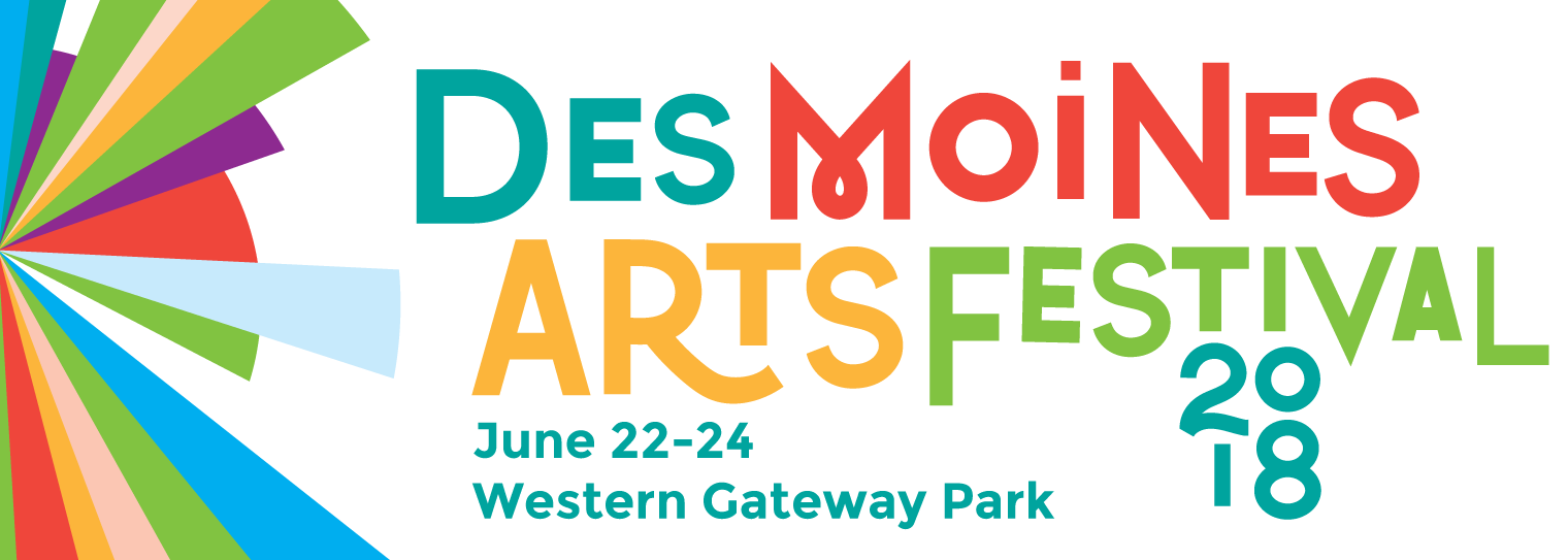 Des Moines Arts Festival, June 22-24, 2018 in Western Gateway Park