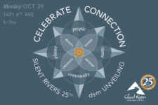 Celebrate Connection: Silent Rivers 25th Anniversary and dsm Unveiling graphic