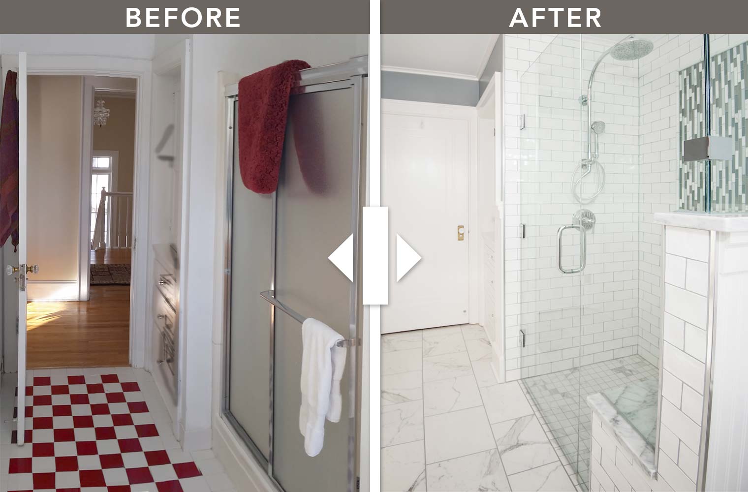 Before and after bathroom remodeling comparisons that inspire!