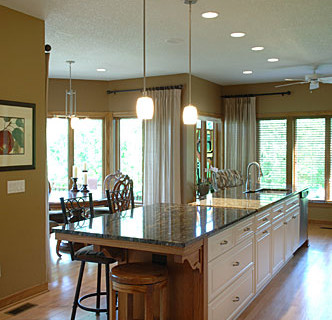 Kitchen Remodel Maximizes Space in a Clive Home