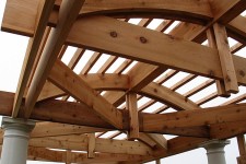Traditional Pergola with a Cedar Barrel Vault