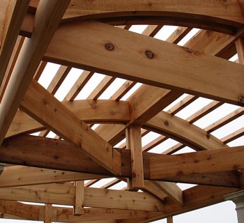 Traditional Pergola with a Cedar Barrel Vault