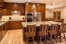 A design+build approach resulted in a kitchen remodel that offers family gathering space