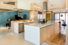 A Sleek and Contemporary Midcentury Kitchen Remodel in Johnston