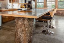 Downtown Loft Transformation Unites Industrial and Organic Elements