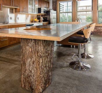 Downtown Loft Transformation Unites Industrial and Organic Elements