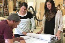 Design Assistants Amie and Caitlin contribute their ingenuity to Silent Rivers team