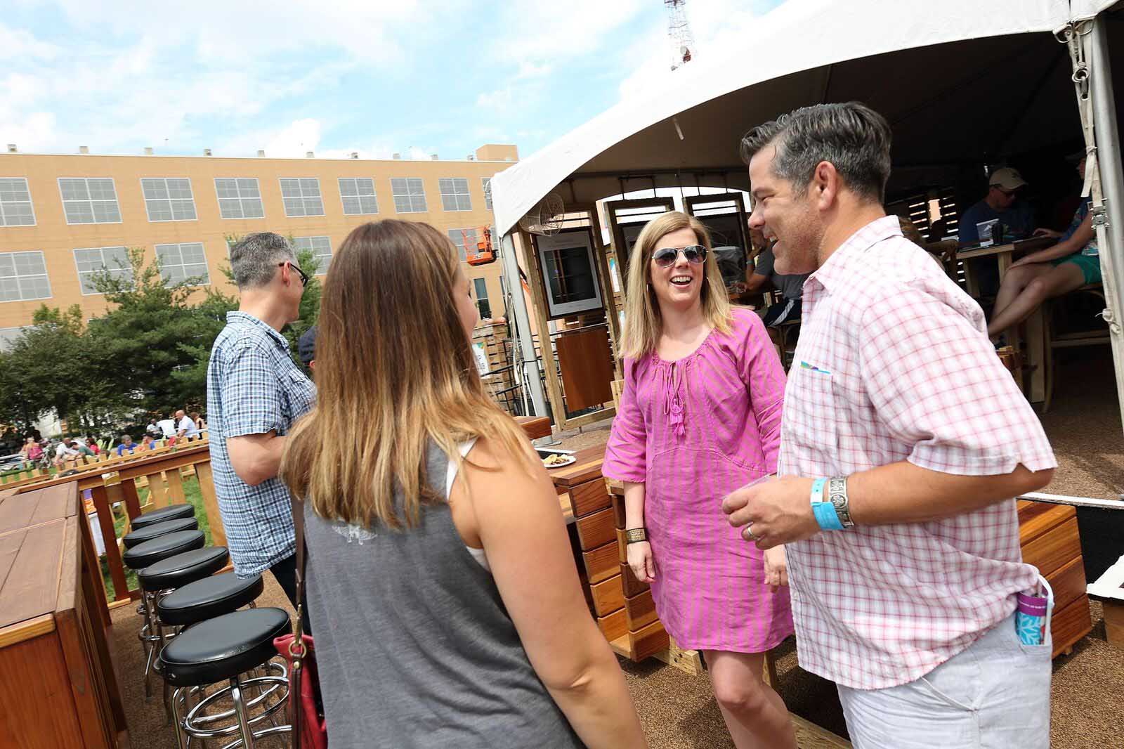 Silent Rivers VIP Club at 2018 Des Moines Arts Festival