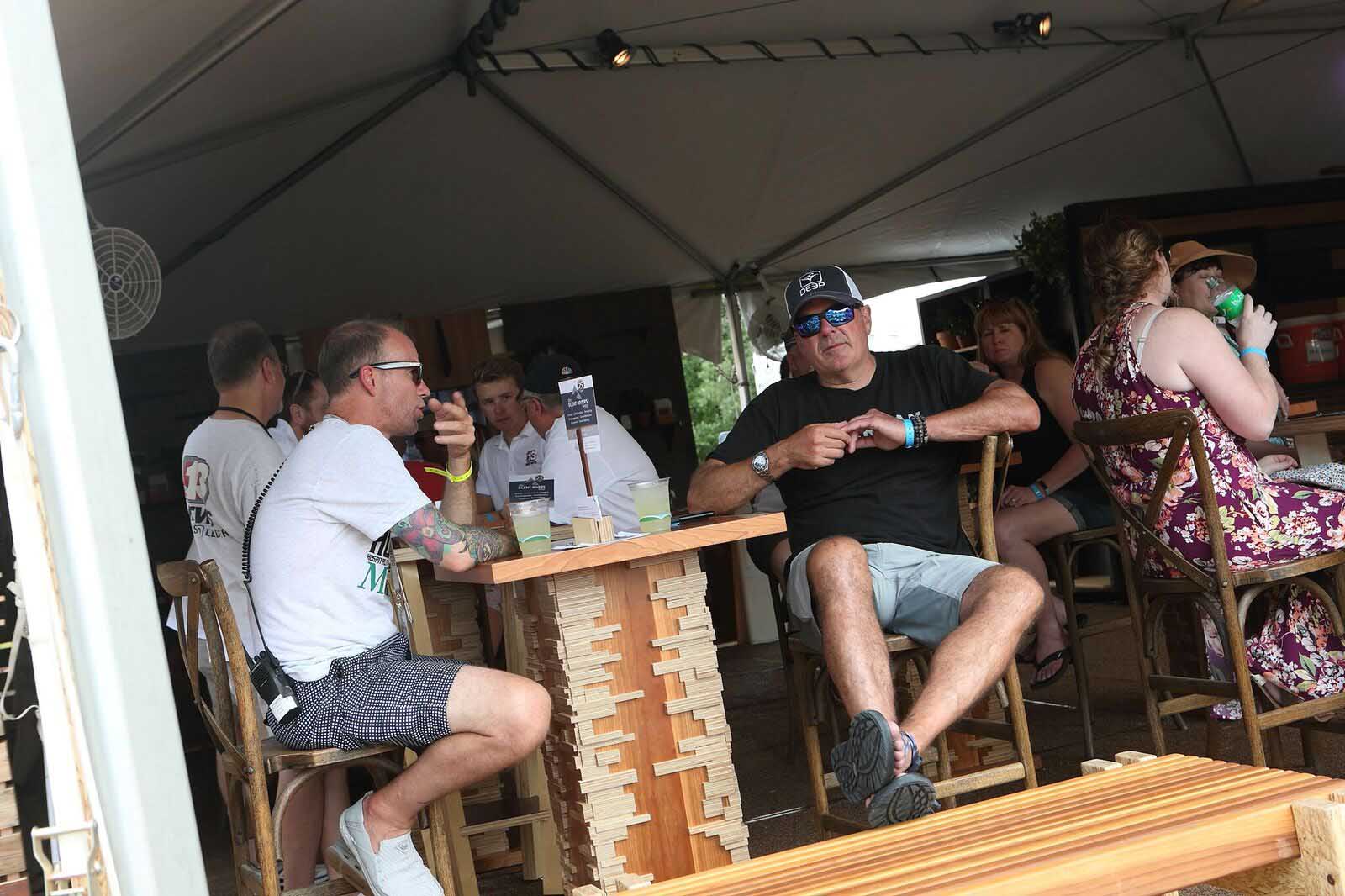 Silent Rivers VIP Club at 2018 Des Moines Arts Festival