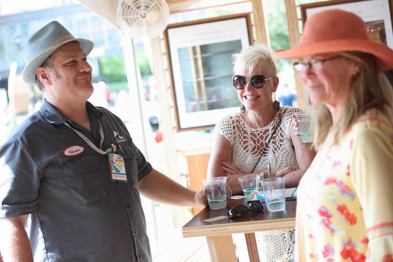 Silent Rivers VIP Club at 2018 Des Moines Arts Festival