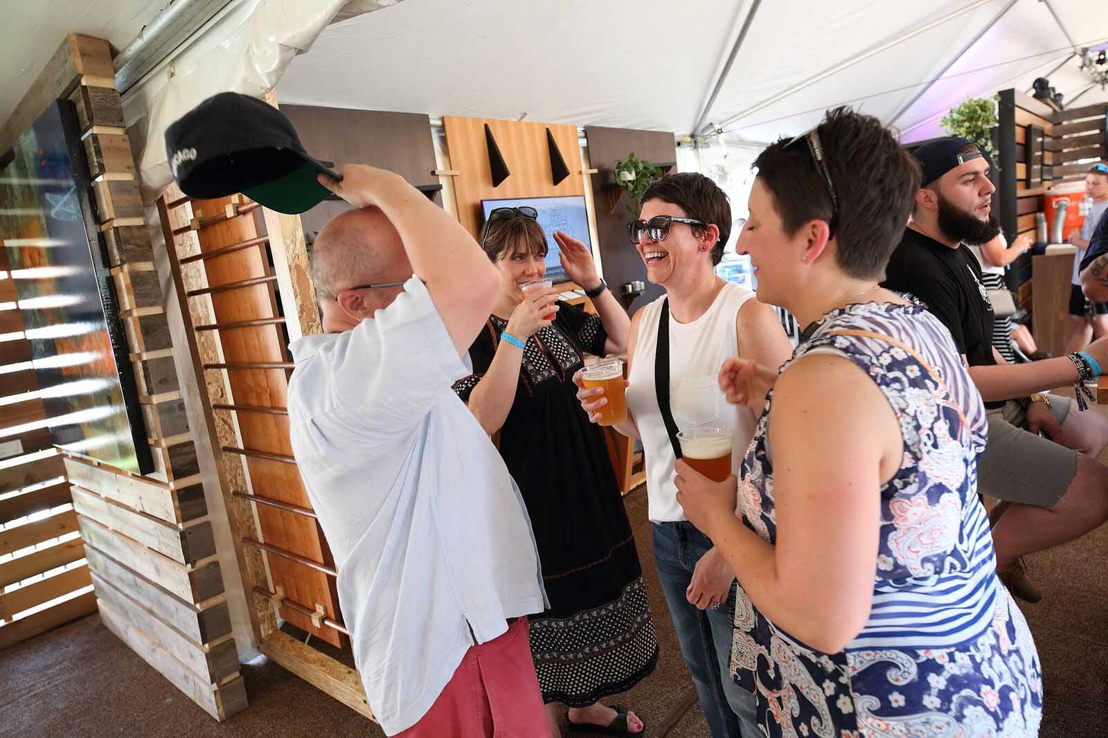 Silent Rivers VIP Club at 2018 Des Moines Arts Festival