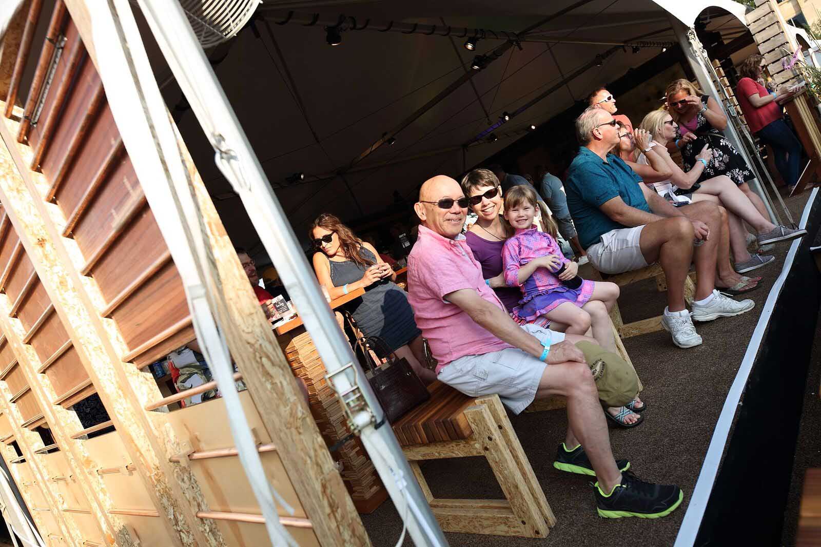 Silent Rivers VIP Club at 2018 Des Moines Arts Festival