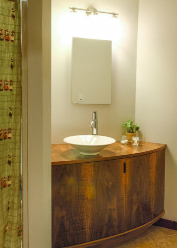 Des Moines historic home bathroom remodeled sustainability by Silent Rivers